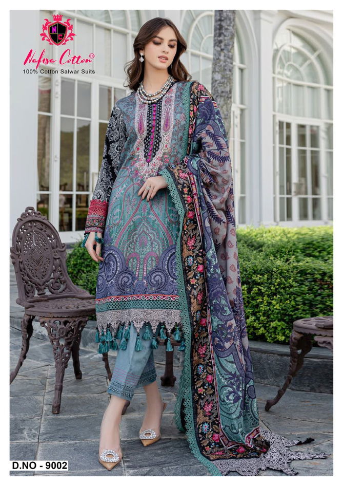 Monsoon Vol 9 By Nafisa Karachi Cotton Dress Material Catalog